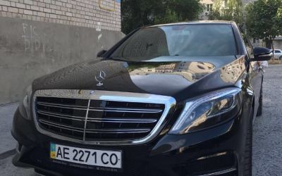 Mercedes-Benz S-class W222 чёрный