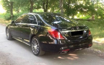 Mercedes-Benz S-class W222 чёрный